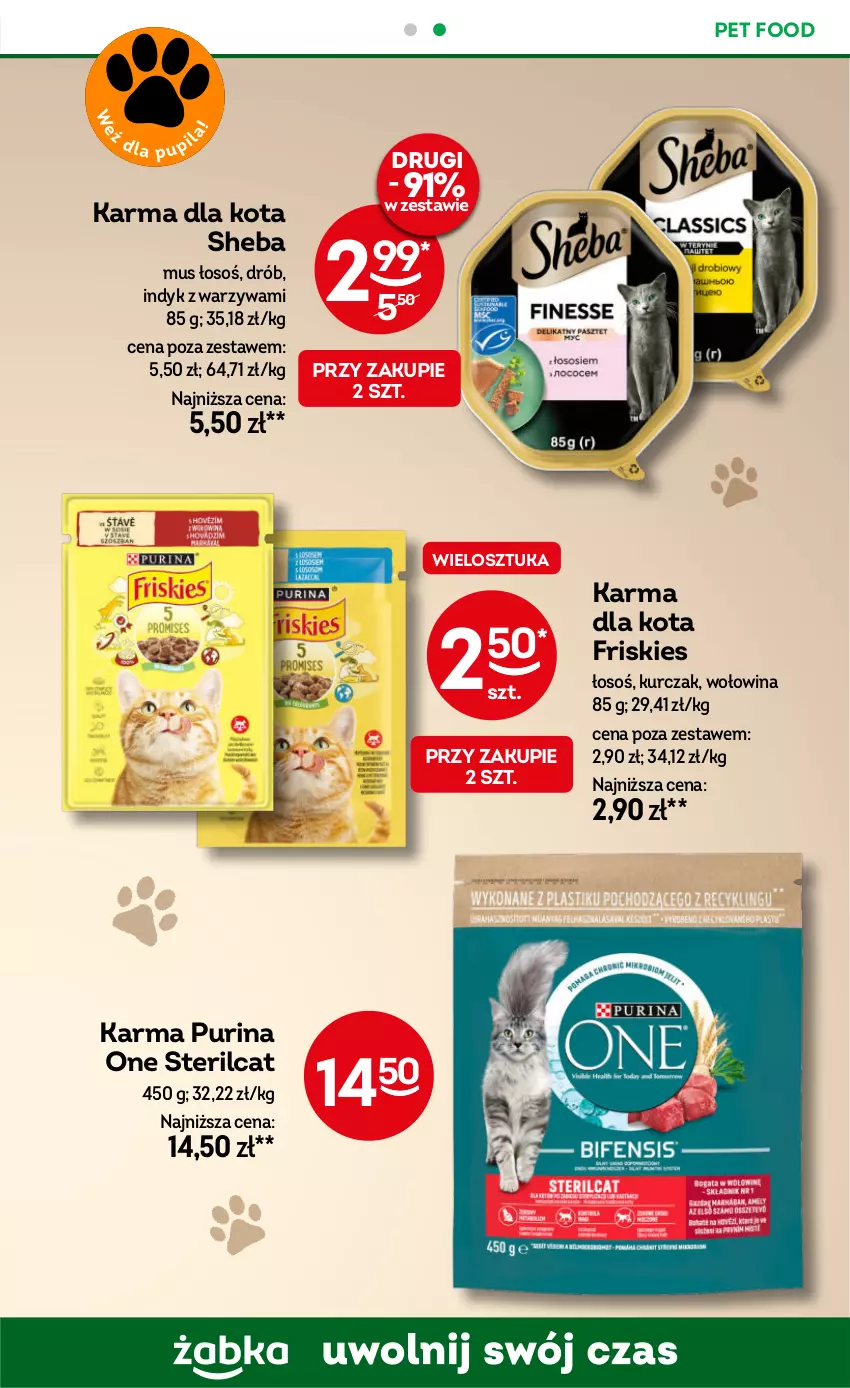 Gazetka promocyjna Żabka - ważna 18.12.2025 do 01.01.2026 - strona 70 - produkty: Drób, Friskies, Kurczak, Mus, Pur, Purina, Sheba, Warzywa, Wołowina