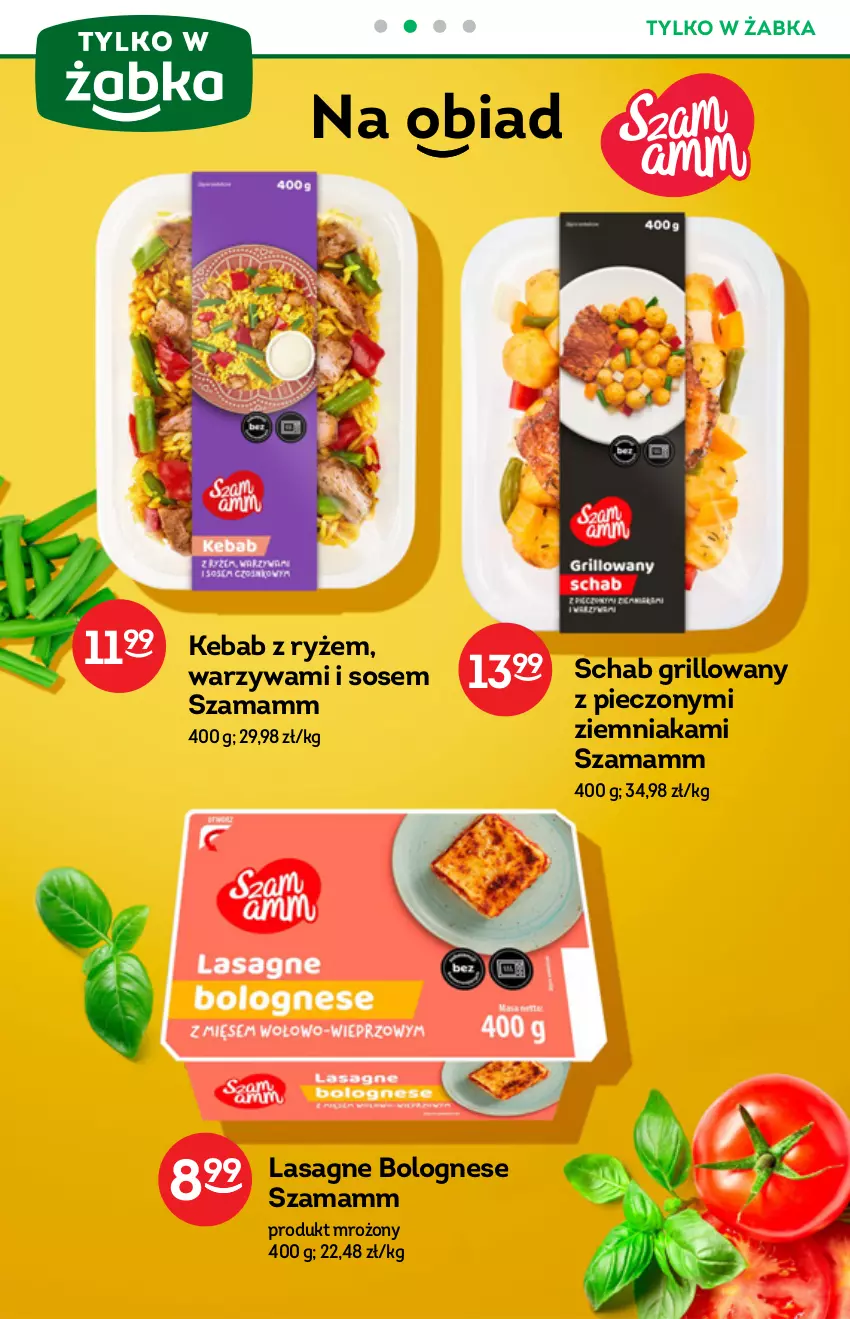 Gazetka promocyjna Żabka - ważna 13.10 do 31.10.2021 - strona 27 - produkty: Grill, Kebab, Lasagne, Lasagne bolognese, Piec, Ryż, Sos, Warzywa