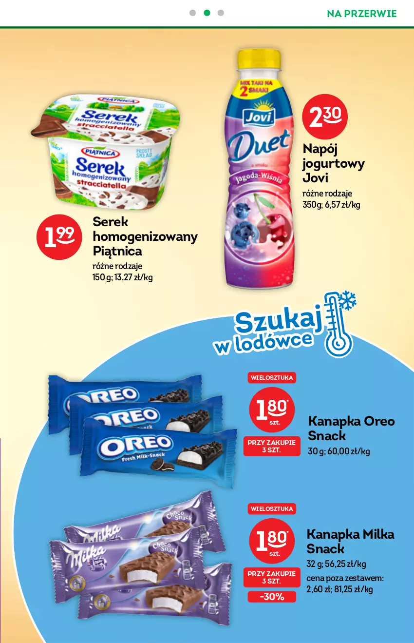 Gazetka promocyjna Żabka - ważna 13.10 do 31.10.2021 - strona 39 - produkty: Jogurt, Milka, Napój, Napój jogurtowy, Oreo, Piątnica, Ser, Serek, Serek homogenizowany