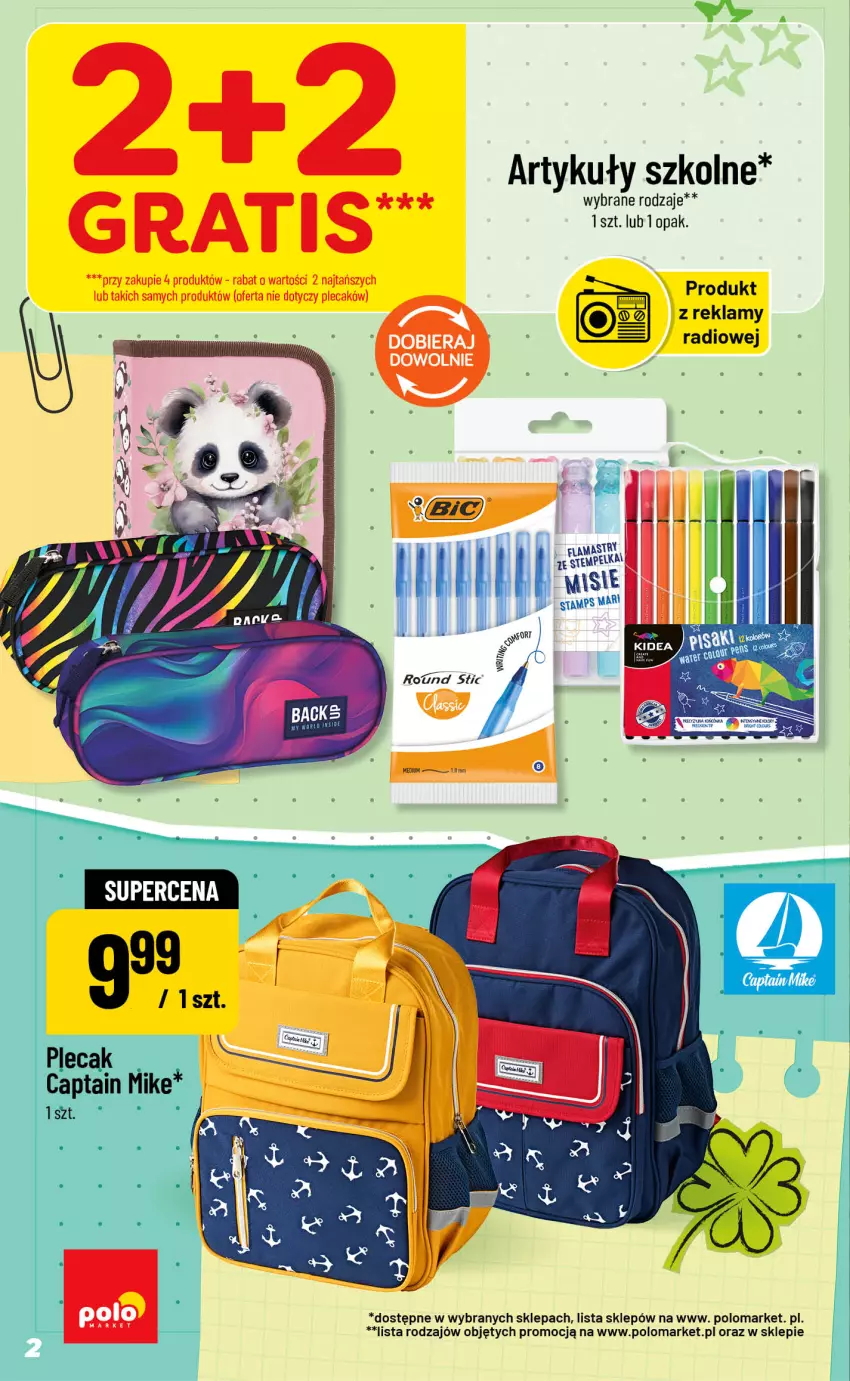 Gazetka promocyjna PoloMarket - Oferta NF od 26.08 - ważna 26.08 do 01.09.2026 - strona 2 - produkty: Plecak