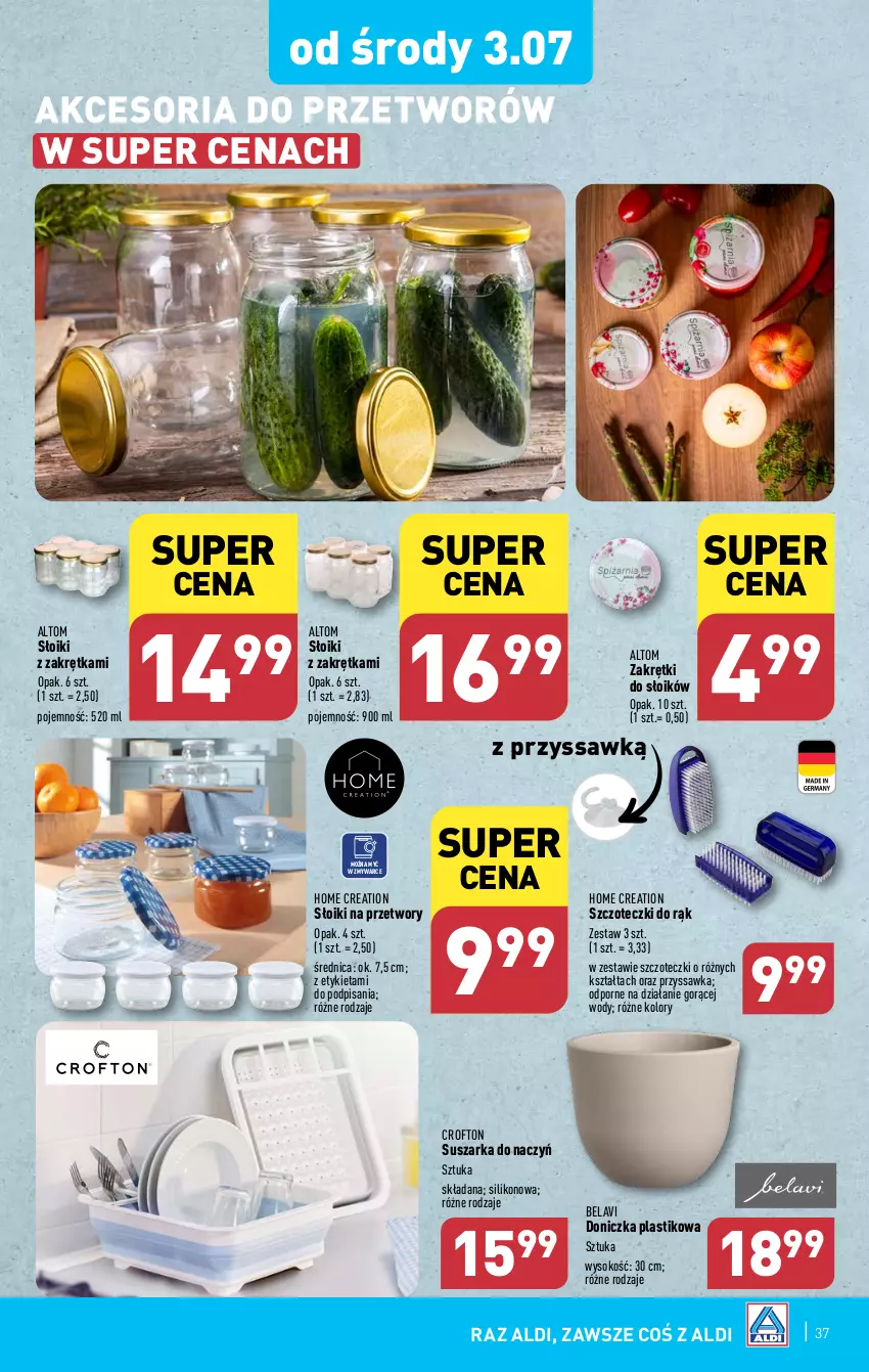 Gazetka promocyjna Aldi - Pełna oferta - ważna 01.07 do 06.07.2024 - strona 37 - produkty: Por, Sok, Suszarka, Suszarka do naczyń