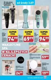 Gazetka promocyjna Aldi - Pełna oferta - Gazetka - ważna od 06.07 do 06.07.2024 - strona 35 - produkty: Makijaż, Organizer, Szczoteczka soniczna, Szynka, Pilnik, Maszynka, Manicure i pedicure, Maszynka do golenia, Szczoteczka