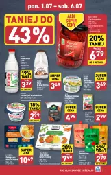 Gazetka promocyjna Aldi - Pełna oferta - Gazetka - ważna od 06.07 do 06.07.2024 - strona 9 - produkty: Serek wiejski, Sok, Ser, Mus, Piątnica, Papryka, Dr. Oetker, Serek, Serek twarogowy, Pudding, Kotlet, Mleko, Danie gotowe