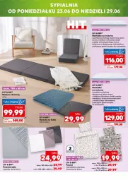 Gazetka promocyjna Kaufland - Mocny Start - Gazetka - ważna od 25.06 do 25.06.2025 - strona 20 - produkty: Pościel, Materac składany, Materac, Prześcieradło, Tera, Narzuta