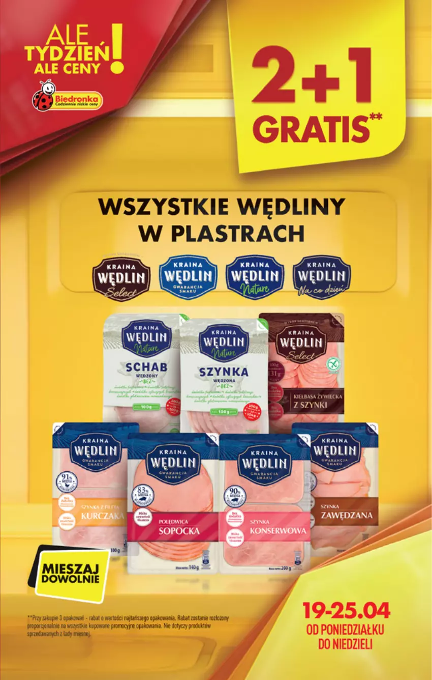 Gazetka promocyjna Biedronka - W tym tygodniu PN - ważna 19.04 do 25.04.2021 - strona 3 - produkty: Szynka