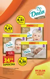 Gazetka promocyjna Biedronka - W tym tygodniu PN - Gazetka - ważna od 25.04 do 25.04.2021 - strona 7 - produkty: Pieluchy, O Bag, Dada, Dres, 
