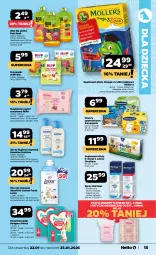 Gazetka promocyjna Netto - Od Czwartku - Gazetka - ważna od 25.01 do 25.01.2026 - strona 15 - produkty: HiPP, Mus, Oleofarm, Pampers, Papier, Majtki, Marimer, Papier toaletowy, Płyn do płukania, Płatki kosmetyczne, Dzieci, Pieluchomajtki, Plastry opatrunkowe, Suplement diety, Oleo, Nawilżany papier, Omega-3, Lenor, Fa, Hipp Bio