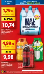 Gazetka promocyjna Lidl - GAZETKA - Gazetka - ważna od 03.01 do 03.01.2024 - strona 10 - produkty: Nałęczowianka, Coca-Cola, Fanta, Woda mineralna, Woda, Sprite, Fa