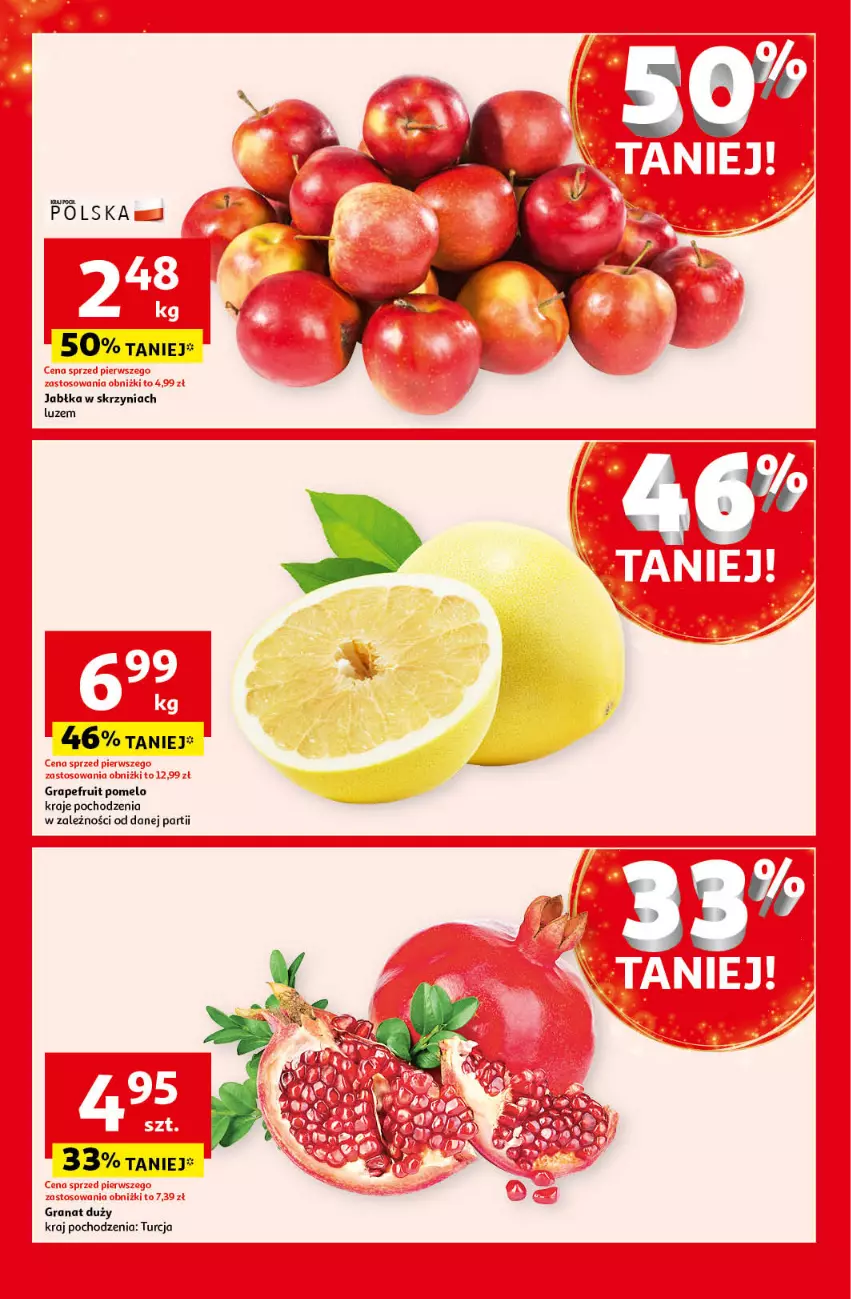 Gazetka promocyjna Auchan - Pewność Niskich Cen Supermarket - ważna 21.11 do 27.11.2024 - strona 5 - produkty: Gra, Granat, Jabłka