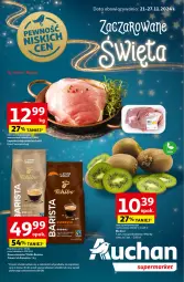 Gazetka promocyjna Auchan - Pewność Niskich Cen Supermarket - Gazetka - ważna od 27.11 do 27.11.2024 - strona 1 - produkty: Tchibo, Kawa ziarnista, Kawa, Kiwi, Tchibo Barista