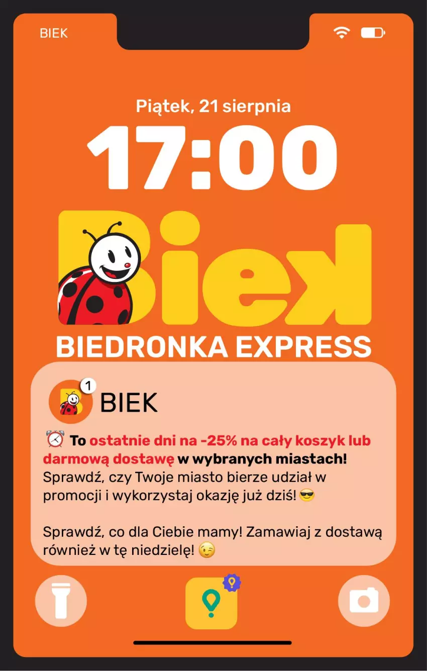 Gazetka promocyjna Biedronka - BIEK - ważna 21.08 do 28.08.2026 - strona 1