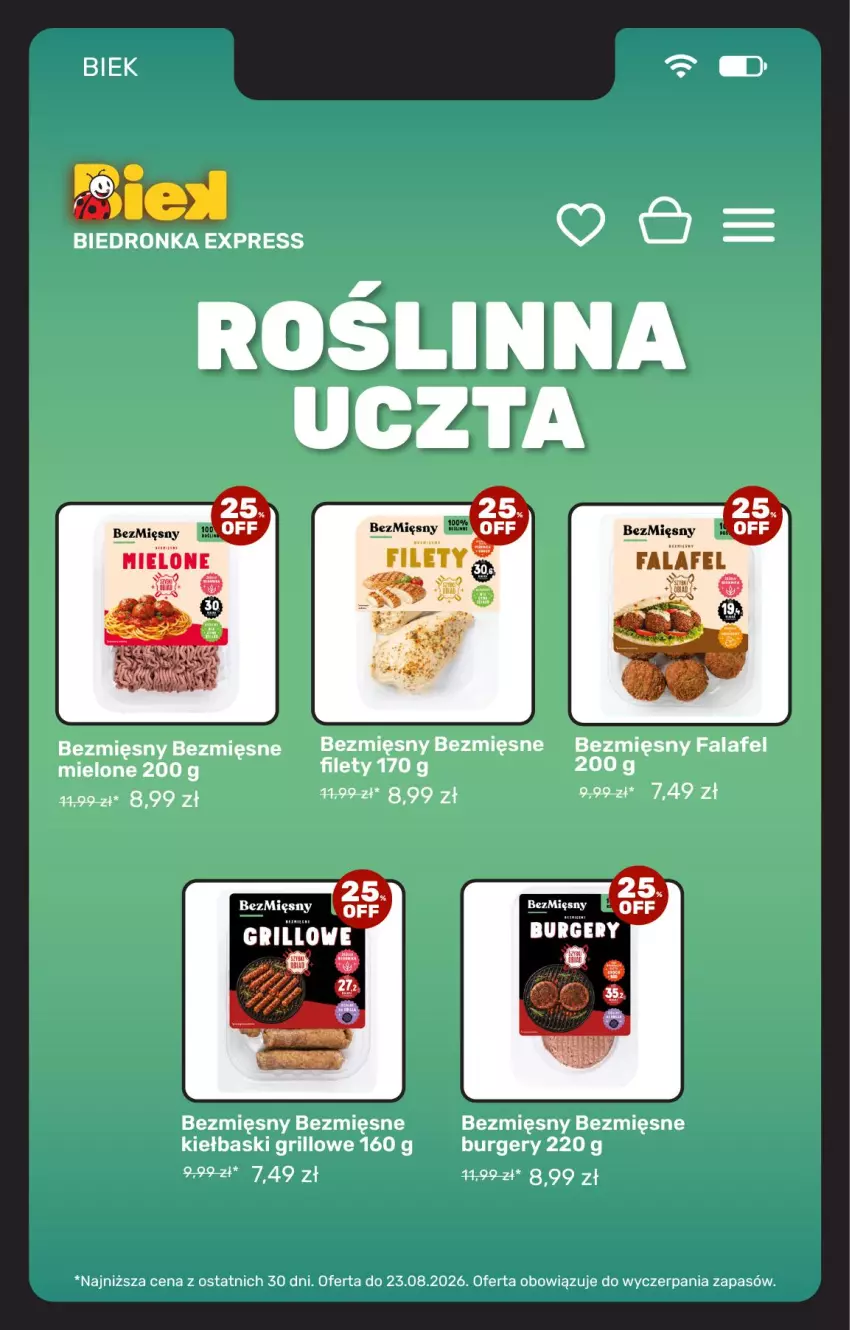 Gazetka promocyjna Biedronka - BIEK - ważna 21.08 do 28.08.2026 - strona 13 - produkty: Burger, Fa, Grill