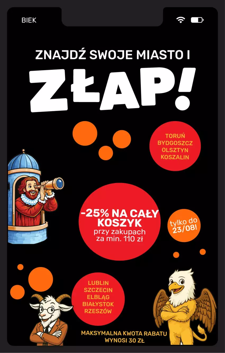 Gazetka promocyjna Biedronka - BIEK - ważna 21.08 do 28.08.2026 - strona 4 - produkty: Kosz, Szal