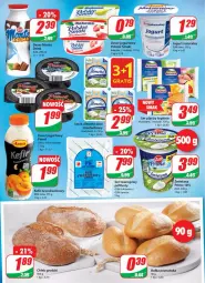 Gazetka promocyjna Dino - Gazetka - Gazetka - ważna od 08.06 do 08.06.2021 - strona 12 - produkty: Jogurt naturalny, Top, Ser, Zott, Jogurt, Serek, Bakoma, Hochland, Deser, Chleb, Ser twarogowy, Olma, Bułka, Kefir, Almette
