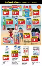 Gazetka promocyjna Biedronka - od Czwartku - Gazetka - ważna od 12.06 do 12.06.2024 - strona 52 - produkty: Palmolive, Płyn do płukania jamy ustnej, Pantene, Szczoteczka do zębów, Pasta do zębów, Venus, Płyn do płukania, Szampon, Gillette, Dzieci, Colgate, Szczoteczka, LG, Fa