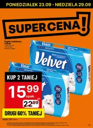 Gazetka promocyjna Delikatesy Centrum - NOWA GAZETKA Delikatesy Centrum od 23 września! 23-29.09.2024 - Gazetka - ważna od 29.09 do 29.09.2024 - strona 13 - produkty: Rum, Papier, Papier toaletowy, Velvet