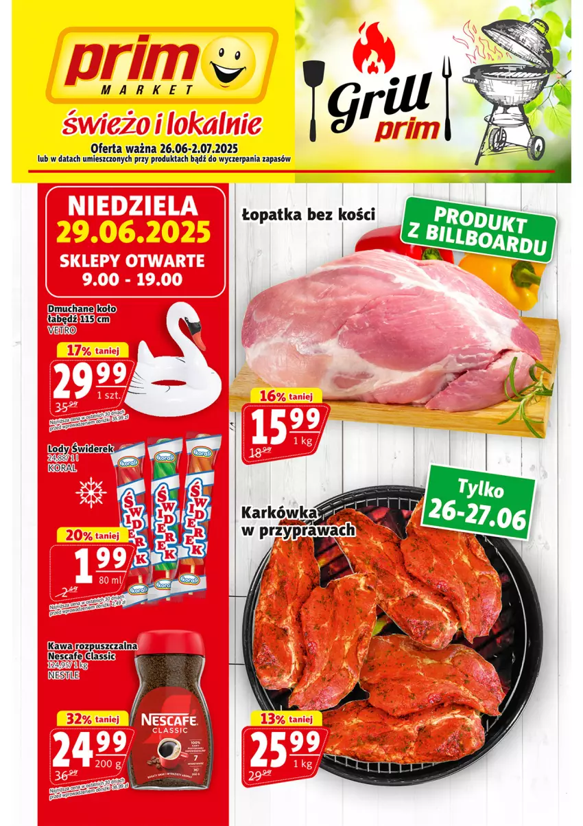 Gazetka promocyjna Prim Market - ważna 26.06 do 02.07.2025 - strona 1 - produkty: Kawa, Lody