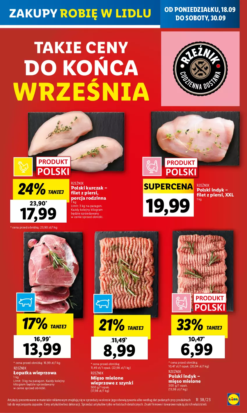 Gazetka promocyjna Lidl - GAZETKA - ważna 18.09 do 20.09.2023 - strona 7 - produkty: Gra, Kurczak, Mięso, Mięso mielone, Olej, Por