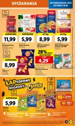 Gazetka promocyjna Lidl - GAZETKA - Gazetka - ważna od 20.09 do 20.09.2023 - strona 37 - produkty: Lubella, Makaron, Cheetos, Warzywa, Sos, Bell, Sos pomidorowy, Chipsy, Polskie Młyny, Mleczko, Spaghetti, Mąka, Bella, Parmezan, Grill, Lay’s, Kokos