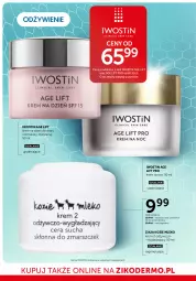 Gazetka promocyjna Ziko - Gazetka Ziko Dermo - Gazetka - ważna od 25.03 do 25.03.2026 - strona 6 - produkty: Ser, Krem na noc, Iwostin, Ziaja, Krem na dzień, Mleko