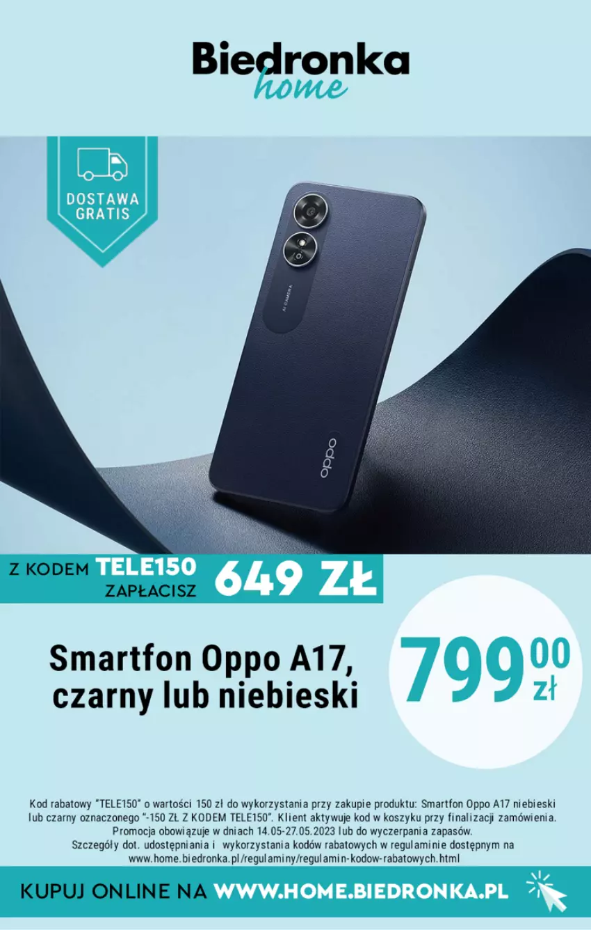 Gazetka promocyjna Biedronka - Biedronka Home - ważna 14.05 do 27.05.2023 - strona 3 - produkty: Kosz, Smartfon