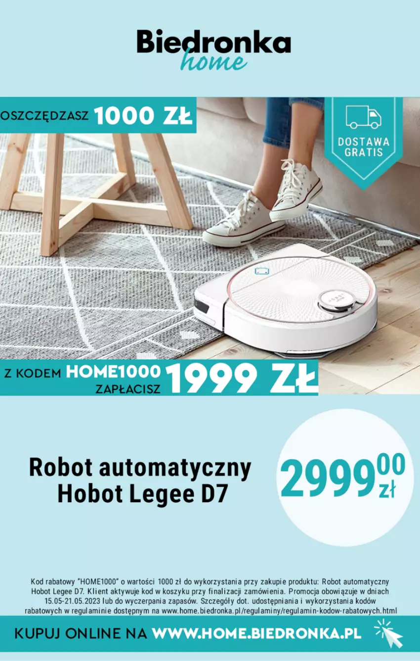 Gazetka promocyjna Biedronka - Biedronka Home - ważna 14.05 do 27.05.2023 - strona 4 - produkty: Gra, Kosz, Robot