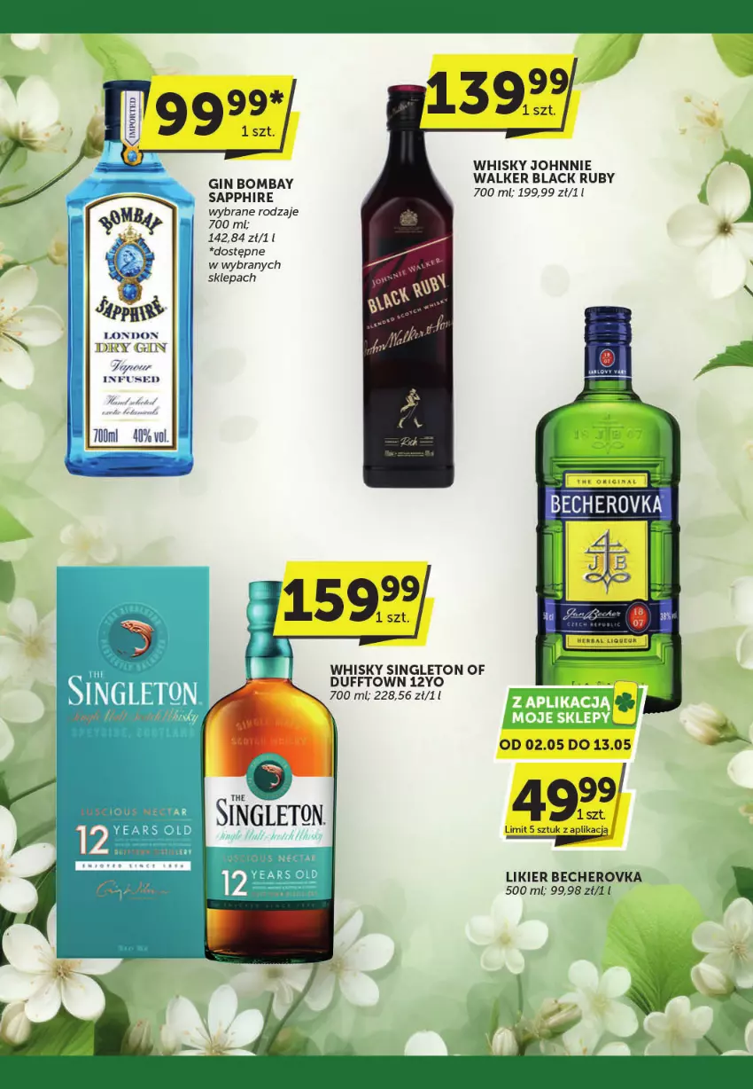 Gazetka promocyjna ABC - ważna 30.04 do 13.05.2025 - strona 5 - produkty: Gin, Johnnie Walker, Lack, Likier, Whisky