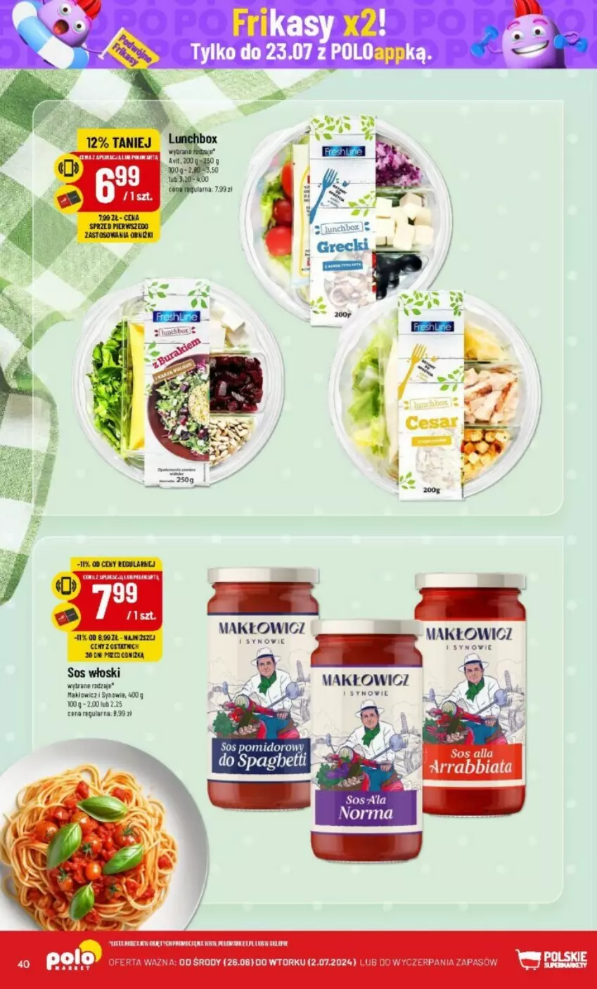 Gazetka promocyjna PoloMarket - ważna 26.06 do 02.07.2024 - strona 35 - produkty: Sos, Spaghetti