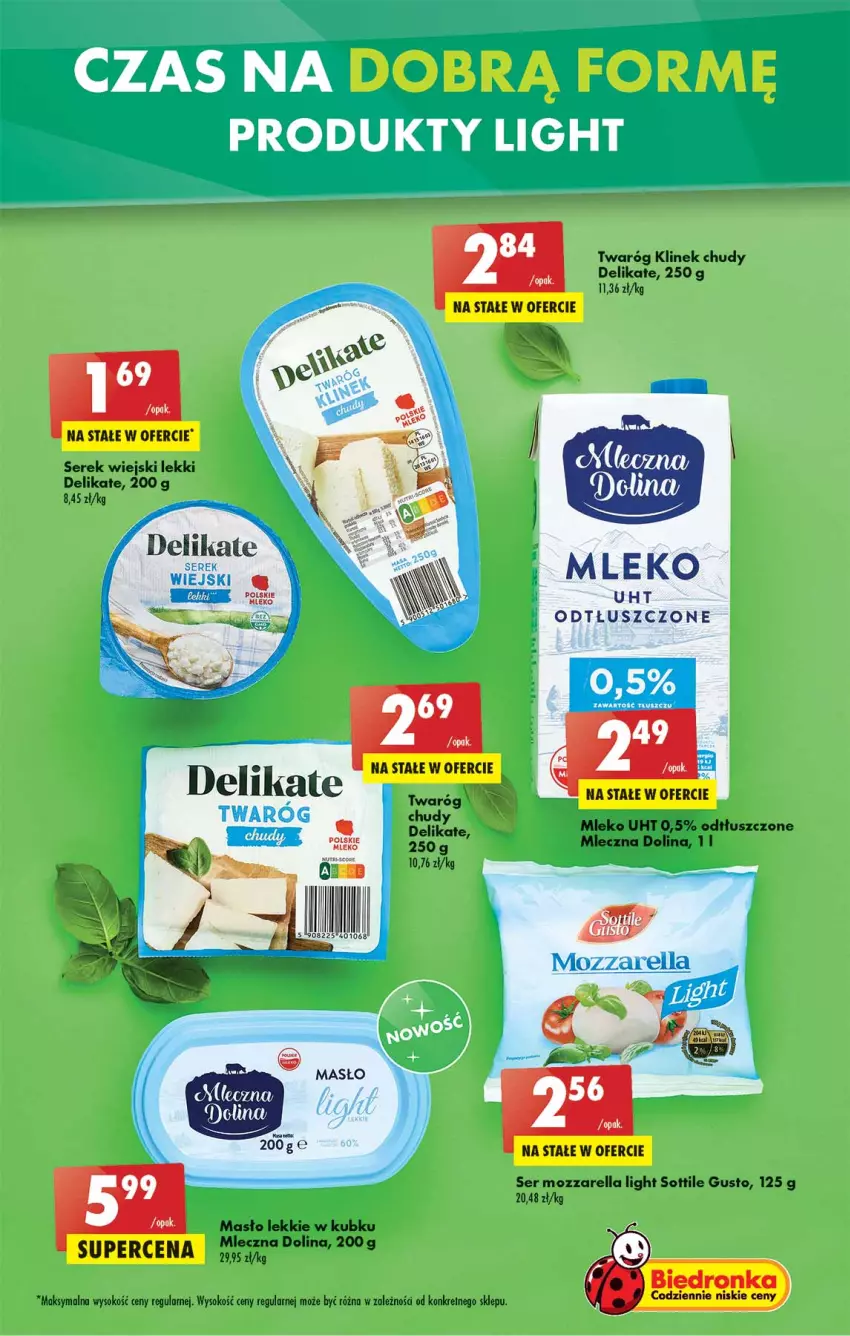 Gazetka promocyjna Biedronka - W tym tygodniu  PL - ważna 12.05 do 18.05.2022 - strona 31 - produkty: Masło, Mleko, Mozzarella, Ser, Serek, Serek wiejski, Sok, Twaróg