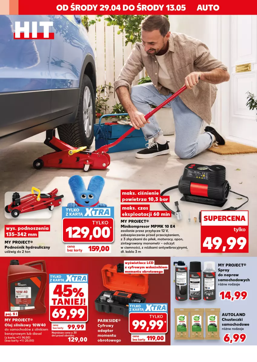 Gazetka promocyjna Kaufland - Kaufland - ważna 29.04 do 13.05.2026 - strona 14 - produkty: Chusteczki, Dźwig, Kompresor, Materac, Piec, Silan, Tera