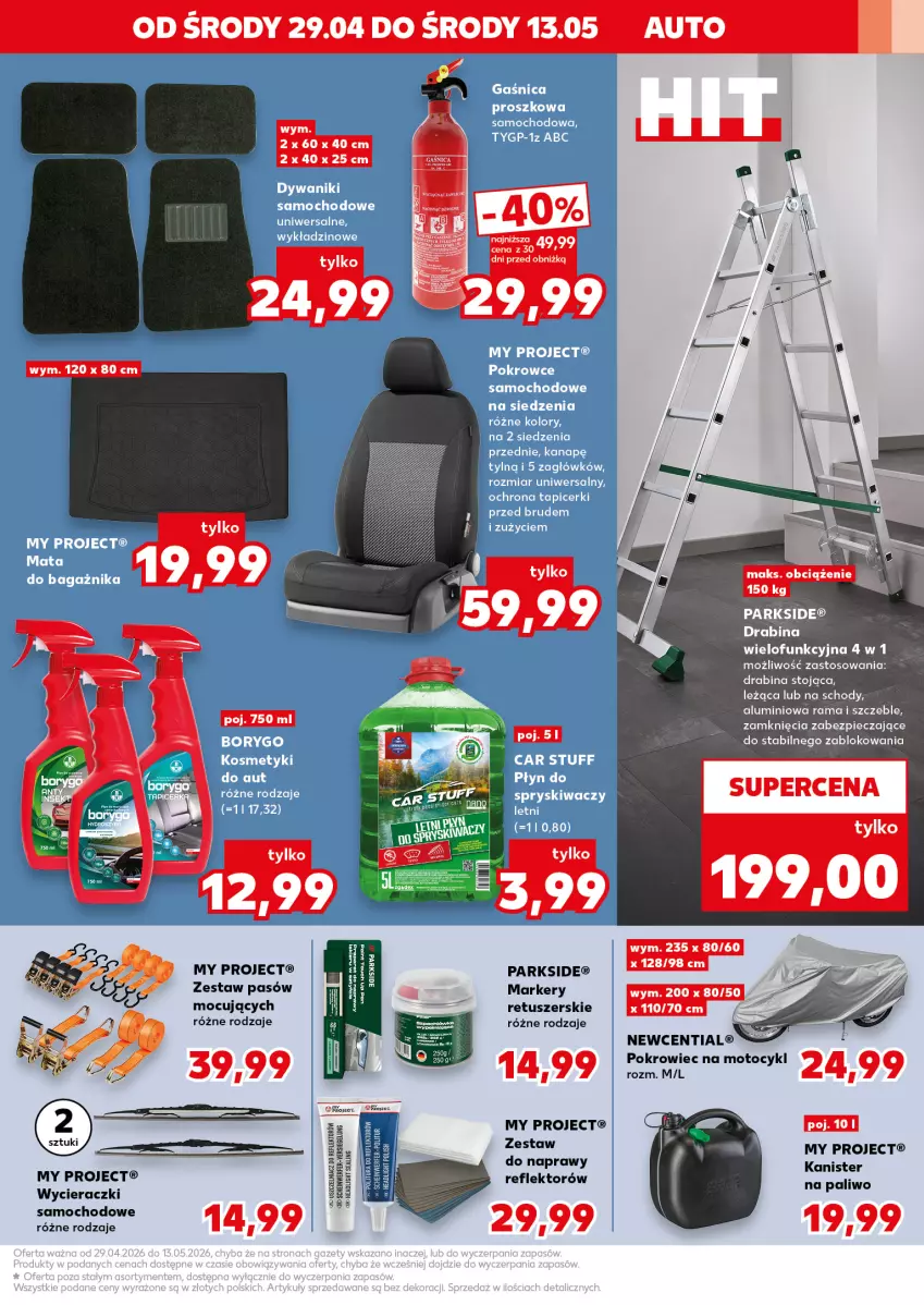 Gazetka promocyjna Kaufland - Kaufland - ważna 29.04 do 13.05.2026 - strona 15 - produkty: Drabina, Marker, Parkside, Rama, Reflektor, Tusz