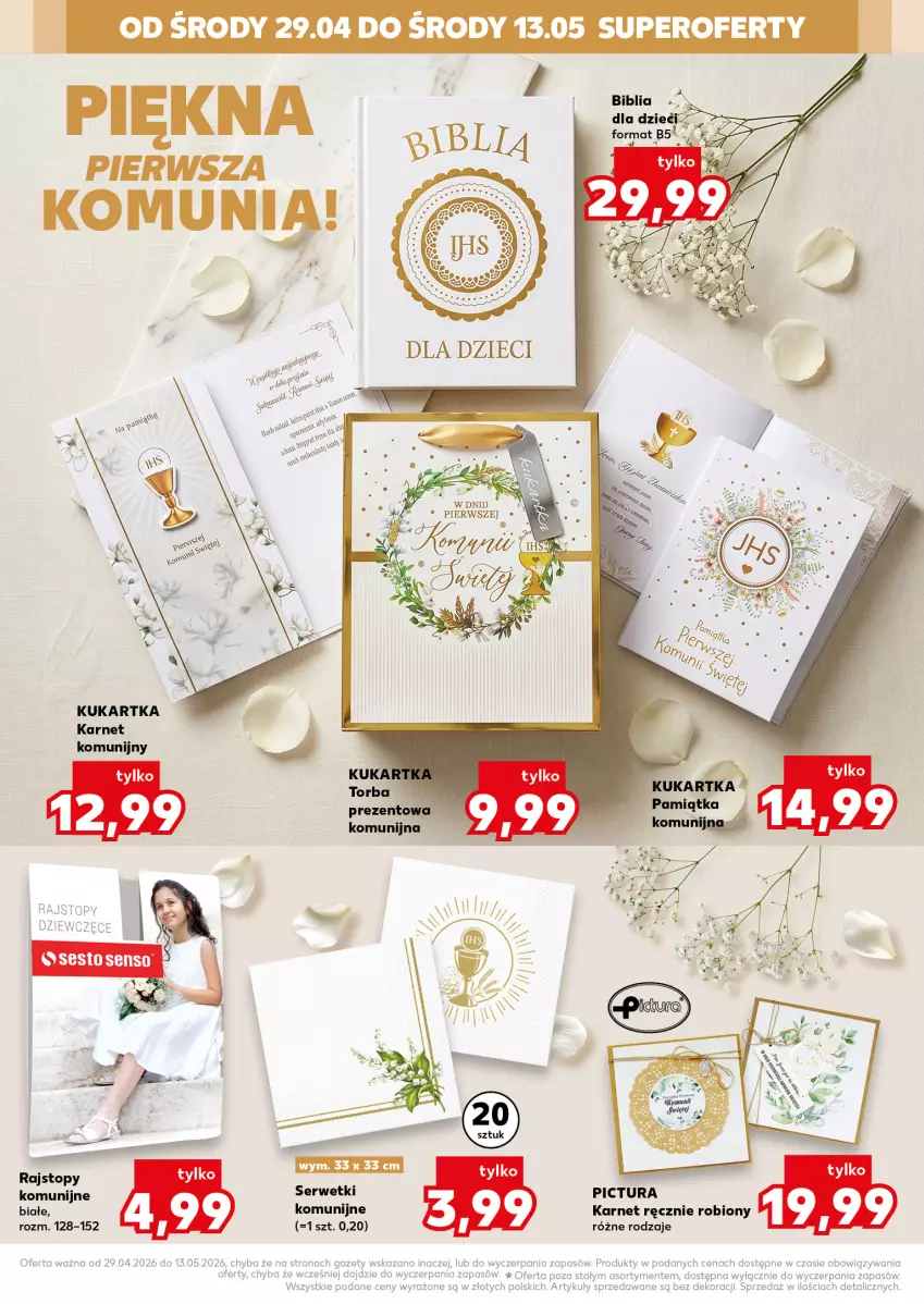 Gazetka promocyjna Kaufland - Kaufland - ważna 29.04 do 13.05.2026 - strona 18 - produkty: Dzieci, Rajstopy, Ser, Serwetki, Top