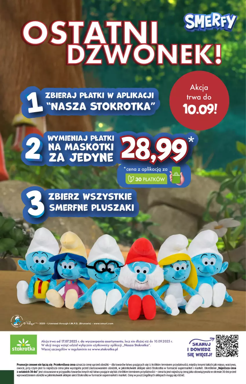 Gazetka promocyjna Stokrotka - Market - ważna 04.09 do 10.09.2025 - strona 22 - produkty: Dzwonek, Mięso, Owoce, Pluszak, Warzywa