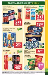 Gazetka promocyjna Stokrotka - Market - Gazetka - ważna od 10.09 do 10.09.2025 - strona 3 - produkty: Krakus, Warzywa, Sok, Gra, Cukier, Chipsy, Lody, Sok jabłkowy, Czekolada, Owoce, Cukierki, Lay’s, Napój, Mięso