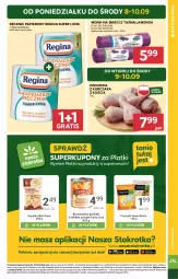 Gazetka promocyjna Stokrotka - Market - Gazetka - ważna od 10.09 do 10.09.2025 - strona 5 - produkty: Kurczak, Warzywa, Gin, Gra, Papier, Worki na śmieci, Kopytka, Ręcznik, Worki na śmiec, Syrop, Brzoskwinie, Owoce, Mięso