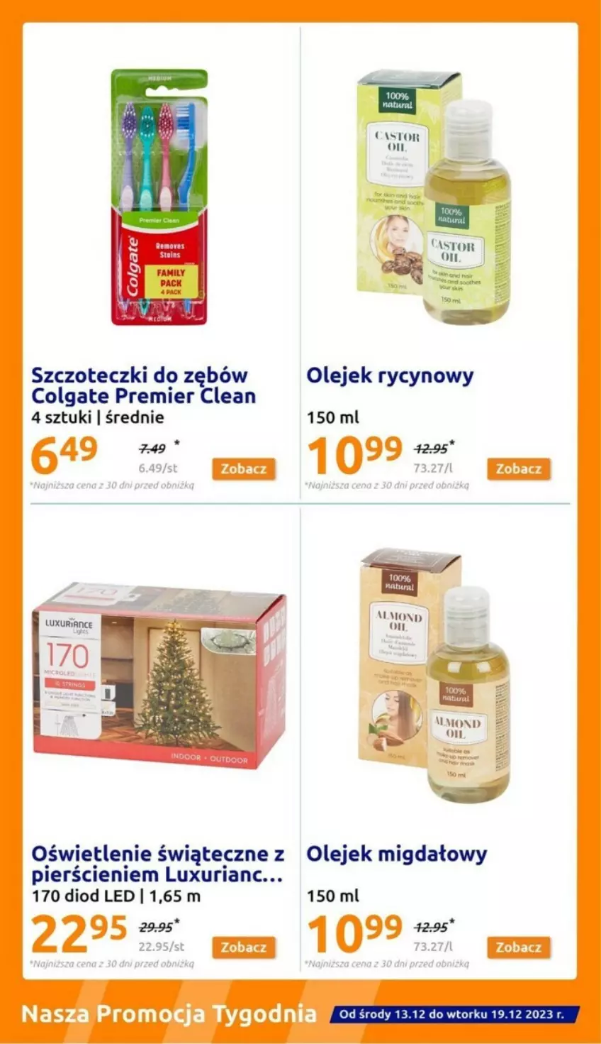 Gazetka promocyjna Action - ważna 13.12 do 19.12.2023 - strona 15 - produkty: Astor, Colgate, Fa, LG, Olej