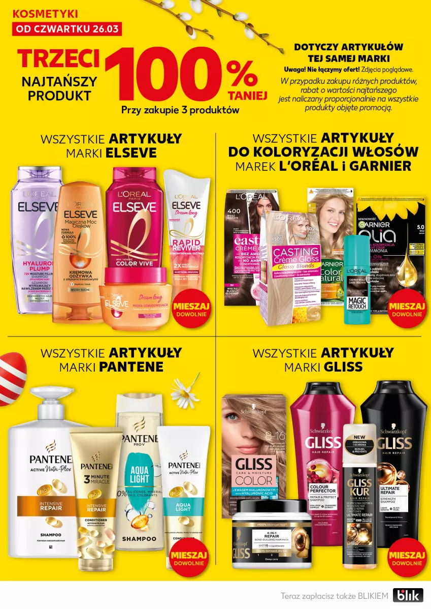 Gazetka promocyjna Kaufland - Mocny Start - ważna 30.03 do 31.03.2026 - strona 26 - produkty: Elseve, Garnier, Pantene, Por, Waga