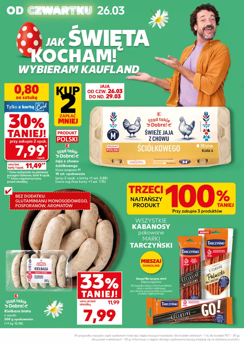 Gazetka promocyjna Kaufland - Mocny Start - ważna 30.03 do 31.03.2026 - strona 6 - produkty: Jaja, Kiełbasa