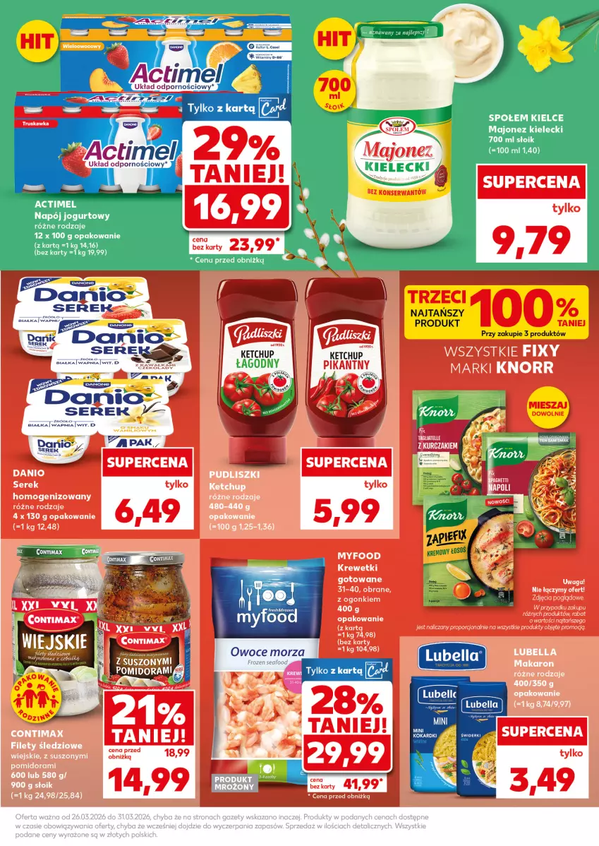Gazetka promocyjna Kaufland - Mocny Start - ważna 30.03 do 31.03.2026 - strona 9 - produkty: Frozen, Jogurt, Ketchup, Majonez, Napój, Napój jogurtowy, Owoce, Owoce morza, Ser, Serek