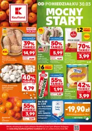 Gazetka promocyjna Kaufland - Mocny Start - Gazetka - ważna od 31.03 do 31.03.2026 - strona 1 - produkty: Ser, Diamant, Mlekovita, Ręcznik, Foxy, Kiełbasa biała, Olej, Kiełbasa, Mleko