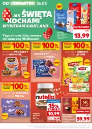 Gazetka promocyjna Kaufland - Mocny Start - Gazetka - ważna od 31.03 do 31.03.2026 - strona 10 - produkty: Ciastka, Nutella, Koc, Kawa mielona, Kawa, Mleczko, Lipton, Ptasie mleczko, Ferrero, E. Wedel, Waga, Milka