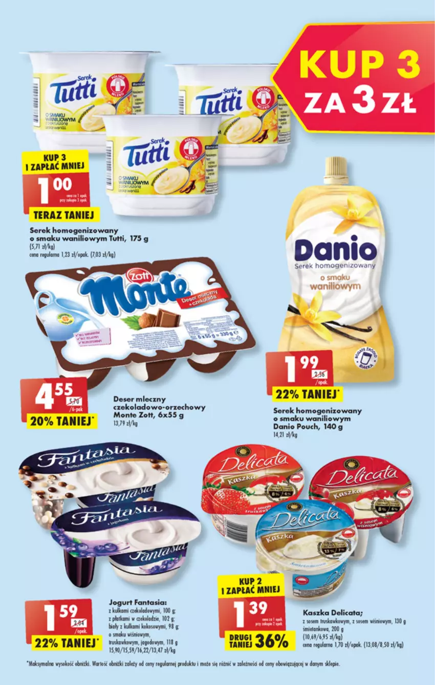 Gazetka promocyjna Biedronka - W tym tygodniu PN - ważna 21.03 do 26.03.2022 - strona 27 - produkty: Danio, Deser, Deser mleczny, Fa, Fanta, Jogurt, Kawa, Ser, Serek, Serek homogenizowany, Tera, Zott