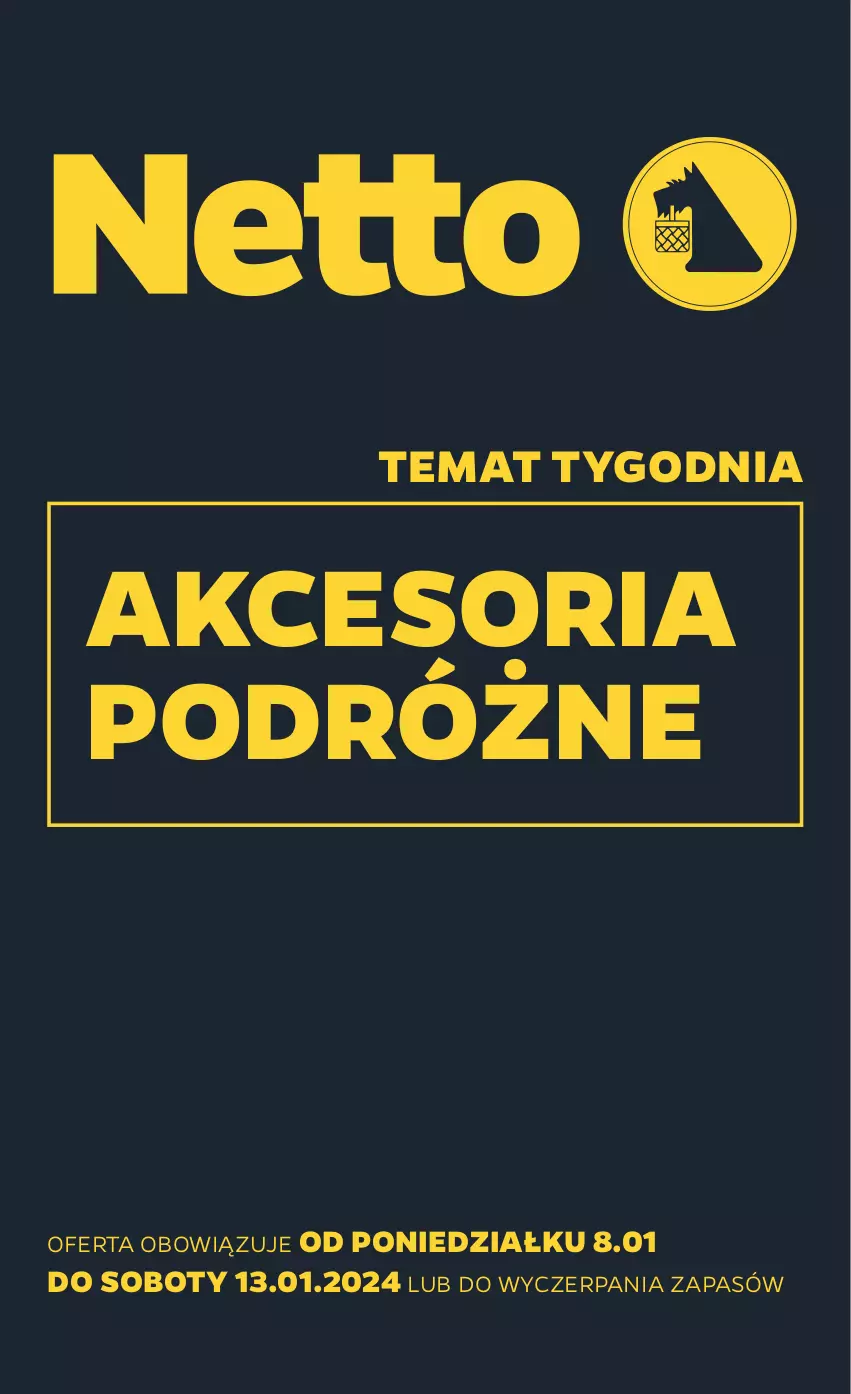 Gazetka promocyjna Netto - Akcesoria i dodatki - ważna 08.01 do 13.01.2024 - strona 1