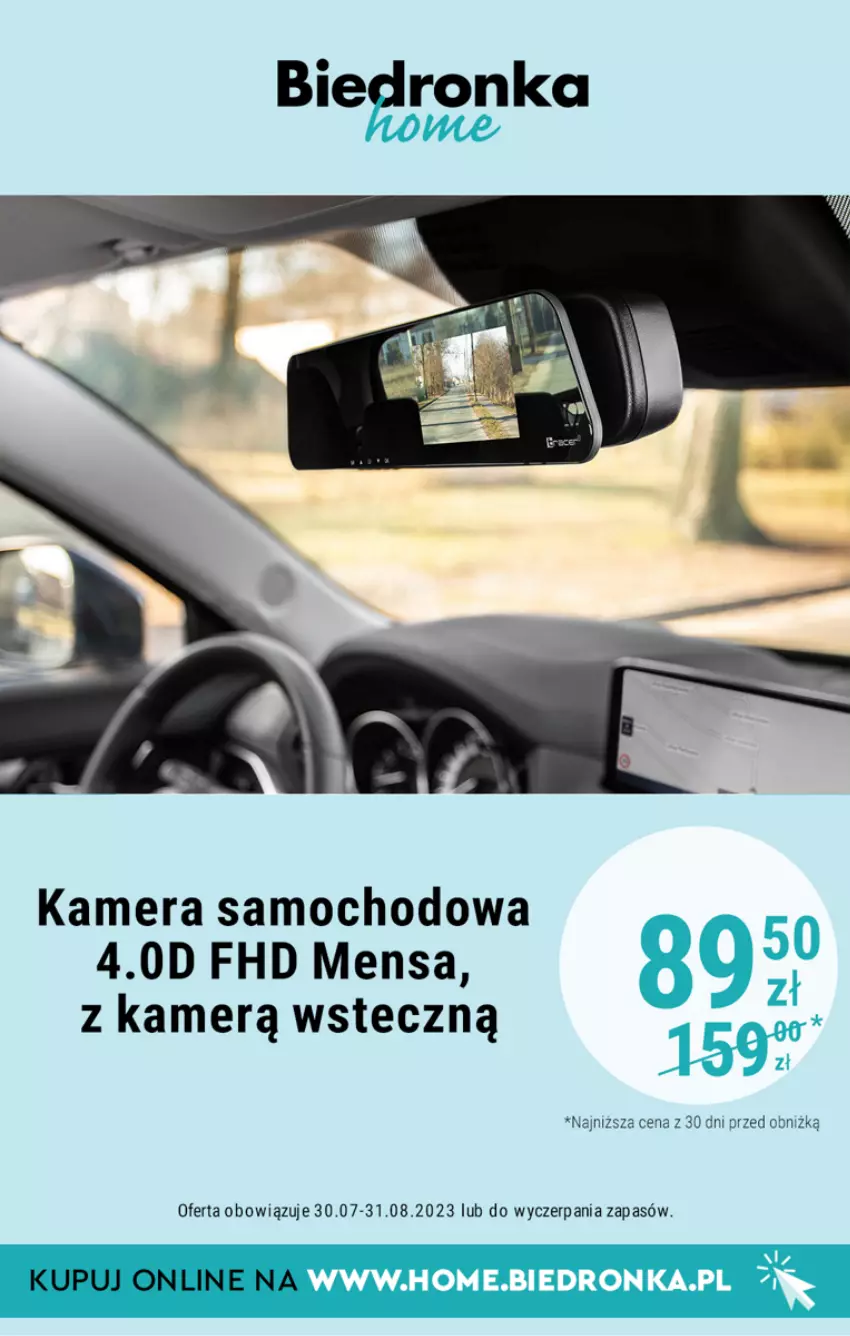 Gazetka promocyjna Biedronka - Biedronka Home - Gazetka - Biedronka.pl - ważna 30.07 do 31.08.2023 - strona 5 - produkty: Kamera
