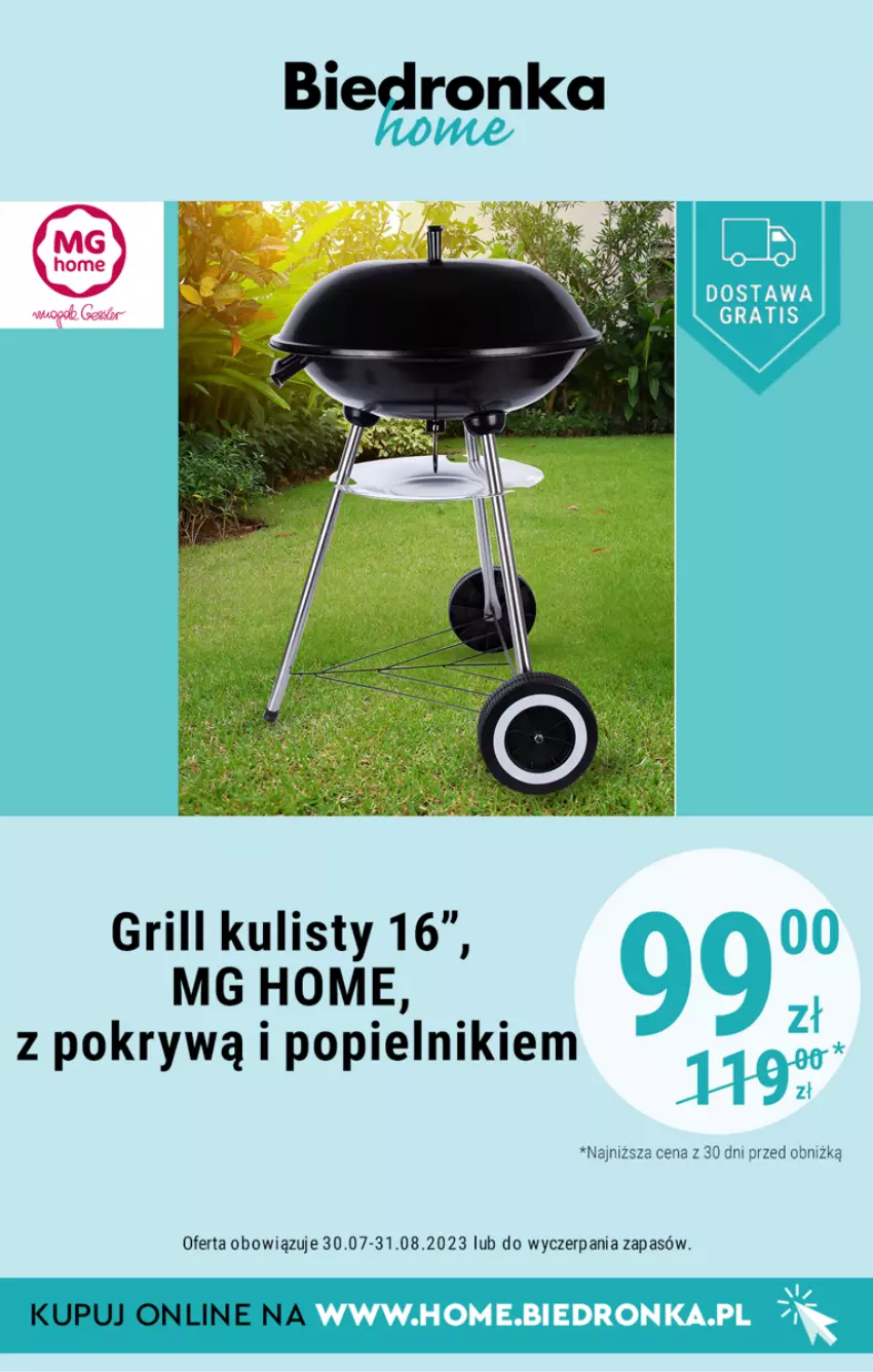 Gazetka promocyjna Biedronka - Biedronka Home - Gazetka - Biedronka.pl - ważna 30.07 do 31.08.2023 - strona 8 - produkty: Grill