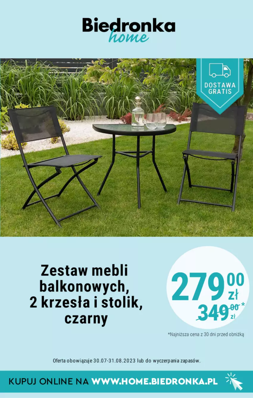 Gazetka promocyjna Biedronka - Biedronka Home - Gazetka - Biedronka.pl - ważna 30.07 do 31.08.2023 - strona 9 - produkty: Stolik