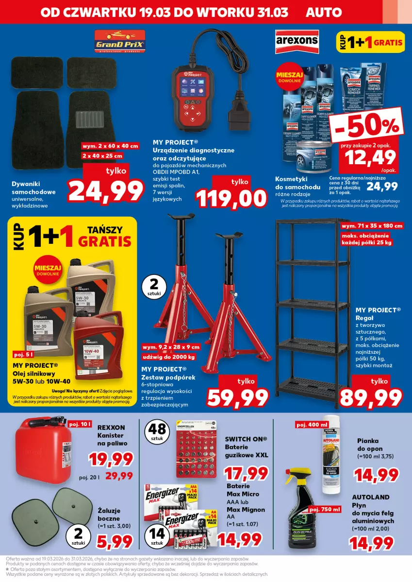 Gazetka promocyjna Kaufland - Kaufland - ważna 19.03 do 31.03.2026 - strona 13 - produkty: Dźwig, LG, Pianka do opon, Płyn do mycia