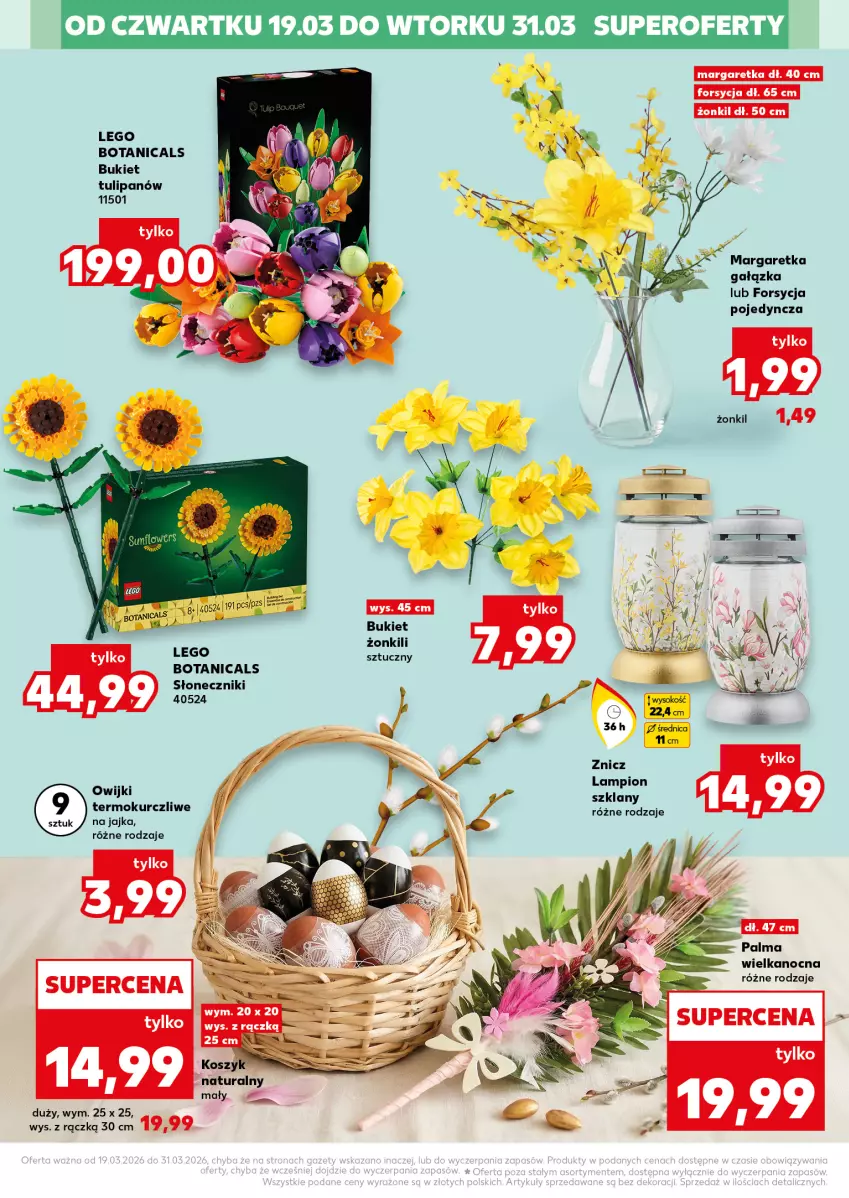 Gazetka promocyjna Kaufland - Kaufland - ważna 19.03 do 31.03.2026 - strona 16 - produkty: Bukiet, LEGO, Owijki, Tulipan