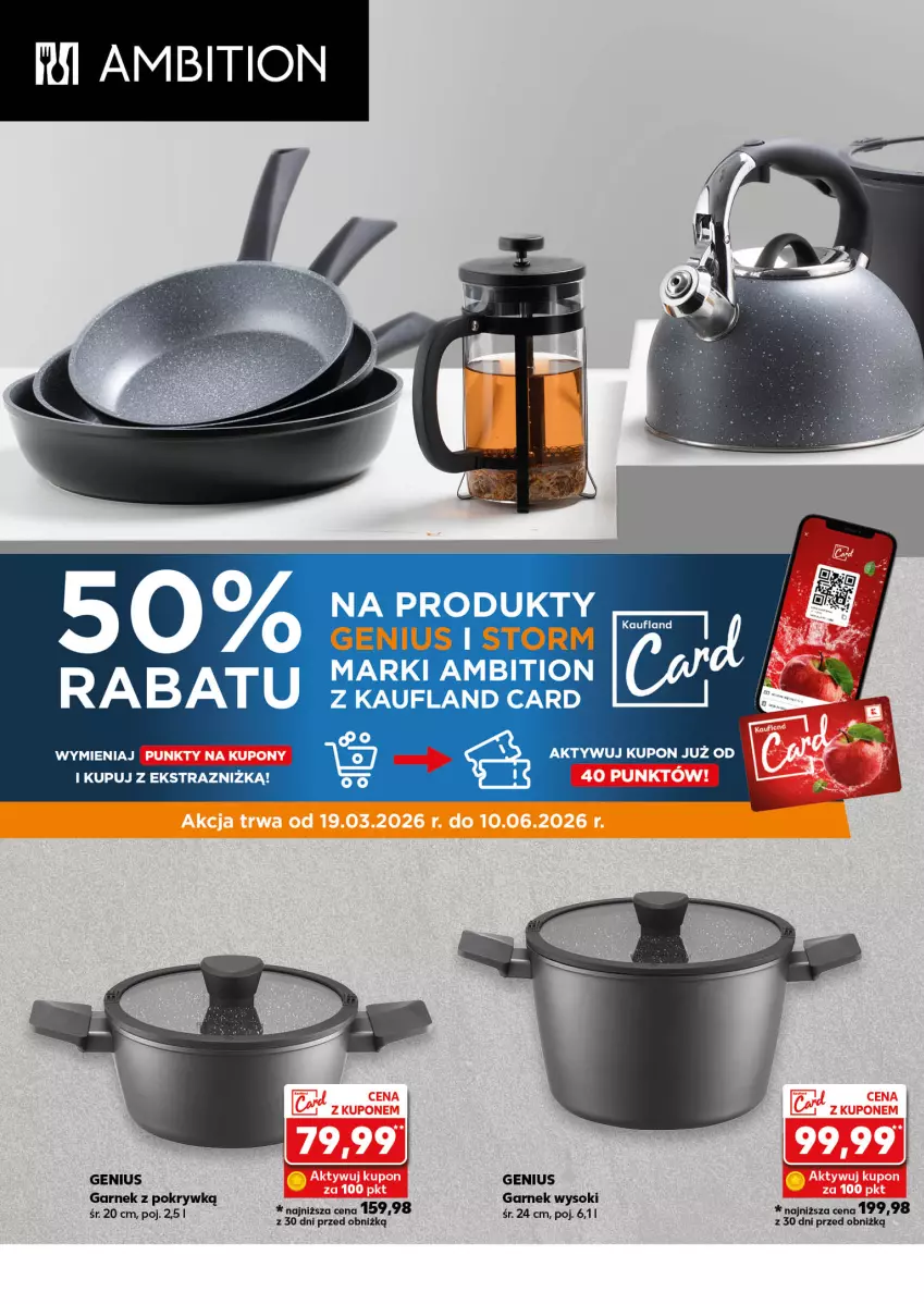 Gazetka promocyjna Kaufland - Kaufland - ważna 19.03 do 31.03.2026 - strona 4 - produkty: Ambition, Garnek, Sok