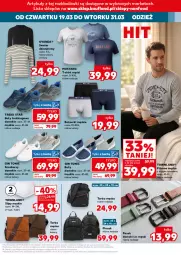Gazetka promocyjna Kaufland - Kaufland - Gazetka - ważna od 31.03 do 31.03.2026 - strona 9 - produkty: Pasek damski, Sweter, Ser, Mus, Sneakersy, Buty, T-shirt, Plecak, Pasek, Slipy, Torba, Bokserki, Piżama